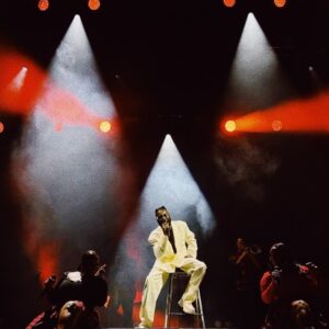 Kojey Radical Instagram - It’s hard to put into words how special this tour has been.  Every now and again you get a moment that reminds you why you fell in love with what you do. This was one of those nights.  One of the best shows of my life at a Sold out brixton academy. It’s crazy because I remember when they told me about this show i said I don’t think we’re ready. Too much too soon kinda thing. Im grateful i have people around me that genuinely believe and remind me to keep going even when i doubt myself. So this is a reminder to you as you read this… keep going! 

Big thank you to my entire team and everyone and anyone I couldn’t tag. Eternally grateful