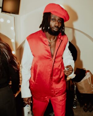 Kojey Radical Instagram - Never in 1 million years, did I think I would hear the words Kojey Radical is co hosting the fashion awards… well last night a dream came true.

I’m extremely grateful to the entire team that made this happen. Thank you to @MayaJama for being an absolute pro and reminding me i can do this! And thank you @BritishFashionCouncil, @ToniBlaze, @Studiophase & @NeiceeNeice

#FashionAwards #TFA 2023

#ad