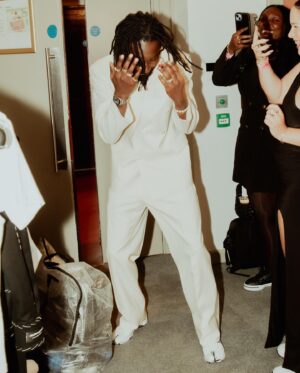 Kojey Radical Instagram - Never in 1 million years, did I think I would hear the words Kojey Radical is co hosting the fashion awards… well last night a dream came true.

I’m extremely grateful to the entire team that made this happen. Thank you to @MayaJama for being an absolute pro and reminding me i can do this! And thank you @BritishFashionCouncil, @ToniBlaze, @Studiophase & @NeiceeNeice

#FashionAwards #TFA 2023

#ad