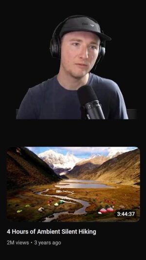 Kraig Adams Instagram - $70,000 in Adsense these past few weeks. I changed the title/thumbnail on this old ambient hiking YouTube video and won back the music rights so I could monetize. One day it made over $8,000. Which hotel lobby is playing this on loop for me??