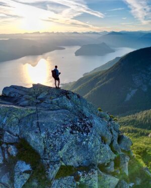 Kraig Adams Instagram - First time visiting Vancouver. Backpacking trip to hike Howe Sound Crest Trail and Panorama Ridge. Lovely time. Bugs and mosquitos tried their best to spoil my walks but not today. Awesome getting to hang with @leviallen and mountain bike with @ifhtfilms as well as record an episode for @feedingoffeachother Two videos for YouTube coming soon. Flying off to Portland to hike around Mt Hood tonight