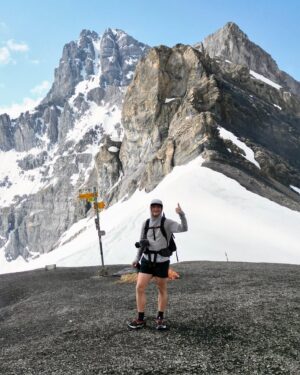 Kraig Adams Instagram - Visiting and hiking in Switzerland. This time to visit my friend Om and celebrate his birthday (his good dog @lego.beagle as well). The event took place at a hut on the 50 mile Tour De Dents Du Midi loop so I did both. This hike tested my experience with edge season snow lingering in the alps here. Video coming soon.
