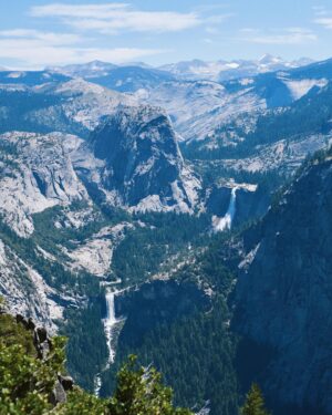 Kraig Adams Instagram - Hiking up the cables to Half Dome in Yosemite this summer with @henrygolding featuring insane heatwave temperatures. Decided to backpack overnight at Little Yosemite camp and do a sunset summit to lose the crowds and sun. So cool getting to hang and share this once-in-a-lifetime hike. Full YouTube video coming soon.