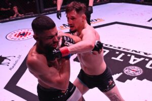 Kris Moutinho Instagram - @kris_is_soulless has now won 4 straight ALL coming by finish since leaving the @ufc 🧨

With these types of performances he’s becoming undeniable!

What do the fans want to see next for Kris? 🤔

SNHU Arena📍
Saturday, August 17th 🗓️
Doors Open 4:30 PM ⏰
Fights Start 6 PM 👊🏼

Tickets will be available soon! 🎟️