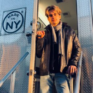 Kristoffer Polaha Instagram - Considering current events, I’ll keep the project a mystery for you to solve, but know this… my heart is so full of pride.

I can’t let the day go by without acknowledging my son’s WORLDWIDE professional debut! 

The chance to be on set for @micahmaxpolaha ‘s first day as a professional actor was a once in a lifetime opportunity made possible by @deathspa and @harlancoben and some key others. Thank you! 

Congratulations Micah Max! 

I love you!!