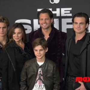 Kristoffer Polaha Instagram - The Polaha Family Circus was out in full force last night at @theshiftfilm world premiere. 

There isn’t a better way to celebrate a high point in life than with these wonderful people by my side. 

I am blessed. 
I am grateful. 

@juliannepolaha 
@calebpolaha 
@micahmaxpolaha 
@judepolaha 
I love you.
