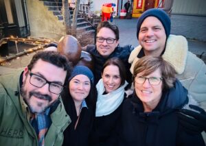Kristoffer Polaha Instagram - This incredible team just made an incredible filmmaking experience happen, one that I am so proud to be a part of. We also happened to make, I believe, a holiday movie that will blow your minds. Get ready!!! 🎄🌋

#thechristmasquest #countdowntochristmas