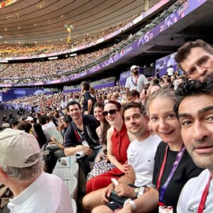 Kumail Nanjiani Instagram - @emilyvgordon and I had an incredible week at the Olympics. Hung out with some amazing people, saw some amazing events and ate some amazing chicken nuggets. Thanks to @wbd for having us. I can now predict diving scores within 0.5 points.