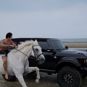 Kwon Tae-ho Instagram - 1마력 VS 310마력
.
@kims.horse 
#브롱코 #bronco #야생마 #킴스승마클럽