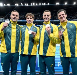 Kyle Chalmers Instagram - I’m seriously addicted to the feeling of being presented with an Olympic Medal.. it’s completely unmatched for me. Thank you all for the love and support, being able to stand along side these boys on the podium last night after battle was incredible!