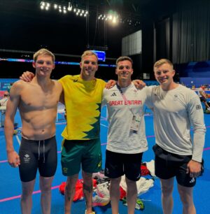 Kyle Chalmers Instagram - Veterans of the sport, and friends for life! ❤️