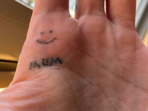Kyle Chalmers Instagram - The special reminder tattooed on my hand I look to pre and post race, that provides me with purpose and the strength I need to exceed expectations 🤍