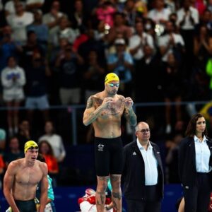 Kyle Chalmers Instagram - Thank you Paris ✌️ holiday mode has now officially been activated! 

Grateful for you guys, could not have got through this journey without you all in my corner. 

So much love, so many kind messages. 

I go home extremely proud. 

#Olympics #Paris2024