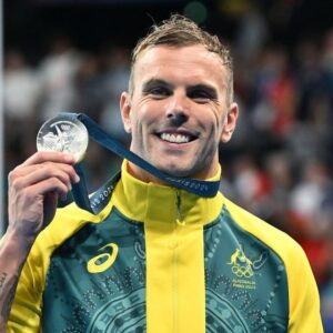Kyle Chalmers Instagram - Extremely hard for me to put into words. But I’ll try my very best. 
I am so proud to stand on the Olympic podium in the men’s 100 metre freestyle for the 3rd consecutive time. I did everything I possibly could to succeed, I truly believe I left no stoned unturned in my pursuit of Olympic glory here in Paris. Silver is my glory this time, I swam my best possible race and gave every bit of energy I had in my tank. So to stand on the podium and be crowned the 2nd fastest 100 freestyler in the world is very special. 
Thank you all who have stuck by my side through this journey… as you know it’s been a rollercoaster, but a journey I wouldn’t have any other way. 
I promise I will get back to all the messages ASAP, but I want to ensure I take my time with them and write heartfelt replies back. Because you do all truly mean the world to me. 

With Love,
Kyle