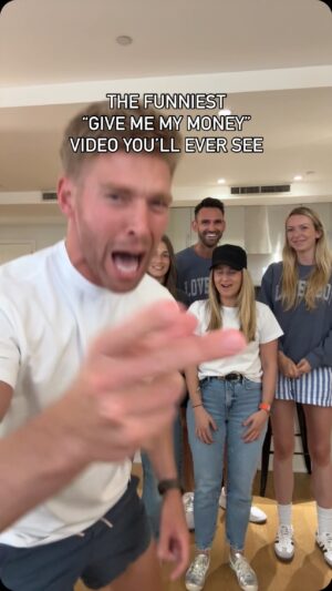 Kyle Cooke Instagram - We can always count on @imkylecooke to be an easy target for our office shenanigans 😭😂💰🤌