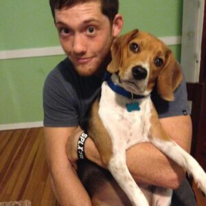 Kyle Greenwood Instagram - Today we said goodbye to our dear sweet Hank as he crossed the rainbow bridge. As heartbreaking as it is, I can’t help but smile at the amazing and joyous memories he’s given us. For almost thirteen years he’s been a source of comfort and strength for our family and it won’t be the same without him. Dogs really are spiritual healers and Hankie-poo earned his wings. Many say “we don’t deserve dogs” and while it’s hard to argue I have to disagree. Humans deserve dogs just like we deserve love, comfort, laughter, loyalty and a belly to rub. Dogs give us all of those things with a wagging tail as bonus. I think dogs might be the best part of humanity. 

Thanks for everything, Hank. Give Shadow’s butt a sniff—you guys will be fast friends. Until we cuddle again.
Your loyal friend forever,
Kyle