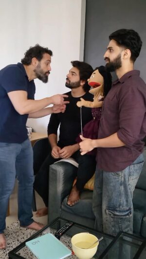 Kyle Paul Instagram - Wrong App I guess! 😂
@ky.paul @vipulroy 

Edit: @bunk.mate

#comedy #funny #ventriloquist #puppet #mood