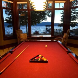 Kyle Richards Instagram - Had such a peaceful vacation in beautiful Lake Tahoe 🙏 Lake Tahoe is one of my favorite spots on earth. Spent our days cooking , making s’mores, playing pool , kayaking .. Can’t wait to get back there 💙 @tahoeluxuryproperties