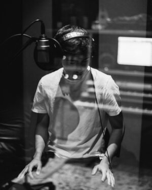 Kyson Facer Instagram - Some BTS shots from the studio session for Maybe It’s You And Me!