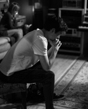 Kyson Facer Instagram - Some BTS shots from the studio session for Maybe It’s You And Me!
