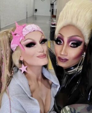 Lady Camden Instagram - SPOILER ALERT! 🚨 About a year and a half ago on tour the girls and I asked each other what our personal goals were. Some of us said a one-woman-show, some said fashion, some said they weren’t sure. One of us very boldly said “I want to win drag race” and baby here we are… you did it. I’m so happy and proud of you. An angel, inside and out. Congratulations you ugaly bitch! ♥️ @angeriavm @rupaulsdragrace 
.
.
Thank you for the photos @camdensmoustache