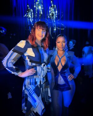 Laganja Estranja Instagram - With the incredibly talented @victoriamonet at the launch party for her latest single #Alright 💙🎶