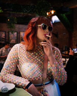 Laganja Estranja Instagram - Don’t be stingy, puff puff pass!! @ogcannabiscafe