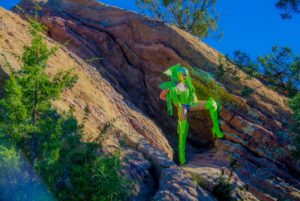 Laganja Estranja Instagram - Climbing Vasquez Rock in my custom stilettos by @aimeesmyke was quite the challenge, but I’ll do just about anything to get the shot! Watch the #MuseMe #bts to see how these images were created on my YT Channel now (Link In Bio) 
Photography, Makeup, & Styling @roberthaymaniconography 
Wearing @armds_costume