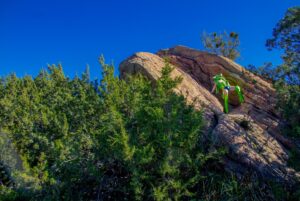 Laganja Estranja Instagram - Climbing Vasquez Rock in my custom stilettos by @aimeesmyke was quite the challenge, but I’ll do just about anything to get the shot! Watch the #MuseMe #bts to see how these images were created on my YT Channel now (Link In Bio) 
Photography, Makeup, & Styling @roberthaymaniconography 
Wearing @armds_costume