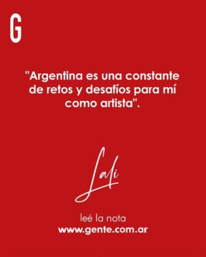 Lali González Instagram - ✨ @LaliLaliG, la multifacética actriz paraguaya con más de una década de experiencia en cine, televisión y teatro, eligió hace años a #Argentina como lugar donde mostrar su talento. 🇵🇾🇦🇷

👉 Hoy, tras debutar en la #TV del país y ser nominada a un #MartinFierro, se convirtió en #TapaDigital de #GENTE de cara a su próximo desafío: el #Bailando2023. 

Conocé su historia, su rol como madre, su trabajo y mucho más en nuestro link in bio.