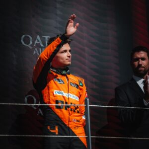 Lando Norris Instagram - Silverstone I love you, so many incredible fans out there ❤️ Congrats on the win @lewishamilton, we’ll review, do better and come get you next time 😜