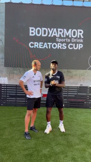 Landon Donovan Instagram - Ultimate 7-aside team I’ve played with? Here you go! 
@drinkbodyarmor #BACreatorsCup