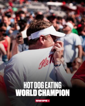 Lane Kiffin Instagram - THIS IS WHY HE’S THE GOAT 🐐

#HottyToddy