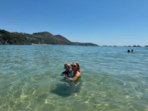 Laura Bell Bundy Instagram - Core memories. Huck’s first trip to #italy

 #gaeta #hucklife #familytime