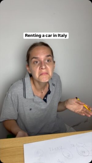 Laura Ramoso Instagram - Si calmi signora 🤷‍♀️🇮🇹🚗
.
.
.
.
.
#italy #italytravel #italytrip #italian #italianculture #italianstyle #italylife #italytravel #italy🇮🇹 #tourist #tourism #americantourist #cultureclash #americansabroad #italianmemes #usamemes #satire #pov #midtwenties #discover #tourists #italia #memeitaliani #italiani #airport #airportlife #europe #europetravel #eurosummer