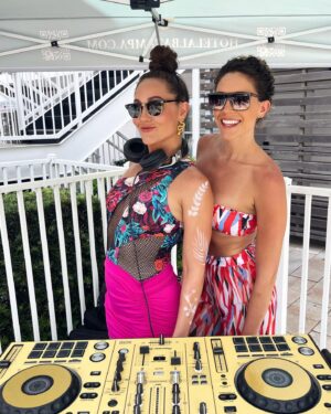 Lauren C. Mayhew Instagram - Another successful #SummerSol ☀️ pool party at @hotelalbatampa! Thank you to the other DJs, sponsors, friends, & fans who came out! 💦 👙 
.
.
📸 by @andredominique_ 
.
.
@pureculturevodka @linkxlou.tampa @channelsidebrewco @old.st.pete @devotedcreations @shottys
.
.
Bikini: @saltymermaidswim 
Skirt coverup: @ta3 
Bodypaint: @ladi_dadi_artistry_ 
Earrings: @noa.jewelryline