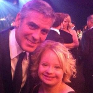 Lauren Potter Instagram - Throwback Thursday! To that time  I met George Clooney!!! He was so sweet and even cuter than I imagined. #tbt