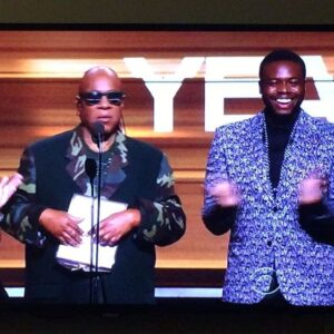 Lauren Potter Instagram - Thank you Stevie Wonder!!! Yes we do! #Grammys
