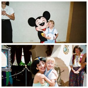 Lauren Potter Instagram - Happy 60th birthday @disneyland #tbt to my very first trip there!