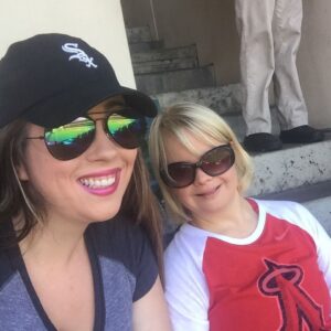 Lauren Potter Instagram - Thanks Pujols for starting the game off right! Beautiful day for a baseball game unless you are a White Sox fan.