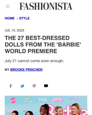 Lauren Spencer Instagram - Hi Barbie!!! 💖Your bestie served as life-size wheelchair Barbie on the pink carpet for the @barbiethemovie premiere! Of course @disabilityfashionstylist did her thang   we made it on a BEST DRESSED LIST! 😝 And @newjackcinema_ wheelchair Barbie chain was a whole fashion moment. Such a special night. It’s a FANTASTIC film and being in the same room with THAT cast was truly inspiring. Ya girl is up next I promise you that (manifesting ✨)   you know my @whill_us is gonna be with me & should be with you too use code: LOLO8 at @scootaround to get yours. 🔗LINK IN BIO #accessiblebarbie #livesololifestyle #barbiemovie