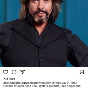 Laurence Llewelyn-Bowen Instagram - @alternatephotographicarchives joke’s on you THAT IS Dave Grohl