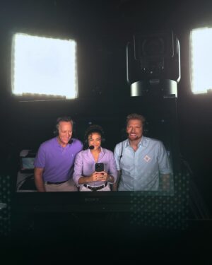 Laurie Hernandez Instagram - With today being the last day of women’s artistic gymnastics, I wanted to send a MASSIVE thank you to all of you for your kindness & excitement! My gratitude is above and beyond for the chance to share the love, the heartbreaks, and the wins. 

Thank you to @nbcsports for trusting a chronically online Olympian-turned-drama major to hold this role with tender hands and a funny heart. 

To @richlernergolf and @coachjustinspring for the laughter, to our researchers (Kensley & Kevin, and Sarah for many things!!), producers, daytime AND primetime squad, to Ashley for the best eyeliner ever, to all the crew—I loved working as a unit with you. thank you for helping us all to look our best! 

thank you, thank you, thank you!!