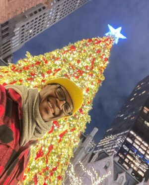 Lawrence Gilliard Jr. Instagram - Sometimes I get an urge to be a tourist in my own town! Mix that feeling with the Christmas season and you spend a day hunting down Christmas trees! And here they are! 1)Rockefeller Center Tree 2)The Lotte Hotel Tree (My Favorite) 3)Wall street tree 4)NY Public Library tree 5)Grand Central tree 6)Bryant Park tree 7)Central Park Meer floating tree 8)Fifth Ave. Snowflake 9)Hudson Yards Light Show 10) The Rock Tree again in all its glory!!! #christmas #nycchristmastree #lgjrlifestyle #lawrencegilliardjr #christmasspirit
