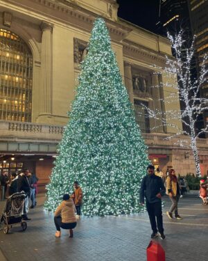 Lawrence Gilliard Jr. Instagram - Sometimes I get an urge to be a tourist in my own town! Mix that feeling with the Christmas season and you spend a day hunting down Christmas trees! And here they are! 1)Rockefeller Center Tree 2)The Lotte Hotel Tree (My Favorite) 3)Wall street tree 4)NY Public Library tree 5)Grand Central tree 6)Bryant Park tree 7)Central Park Meer floating tree 8)Fifth Ave. Snowflake 9)Hudson Yards Light Show 10) The Rock Tree again in all its glory!!! #christmas #nycchristmastree #lgjrlifestyle #lawrencegilliardjr #christmasspirit