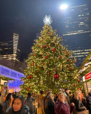 Lawrence Gilliard Jr. Instagram - Sometimes I get an urge to be a tourist in my own town! Mix that feeling with the Christmas season and you spend a day hunting down Christmas trees! And here they are! 1)Rockefeller Center Tree 2)The Lotte Hotel Tree (My Favorite) 3)Wall street tree 4)NY Public Library tree 5)Grand Central tree 6)Bryant Park tree 7)Central Park Meer floating tree 8)Fifth Ave. Snowflake 9)Hudson Yards Light Show 10) The Rock Tree again in all its glory!!! #christmas #nycchristmastree #lgjrlifestyle #lawrencegilliardjr #christmasspirit