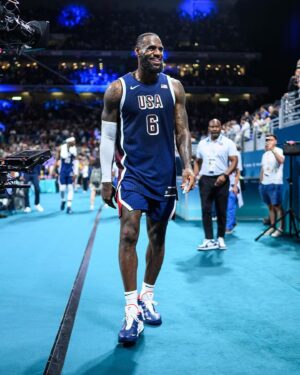 LeBron James Instagram - 1 DOWN! 🇺🇸 👑