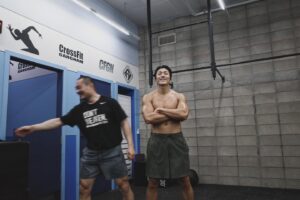 Lee Jae-yoon Instagram - My Coach HW @cfgn_ej 

5 rounds of:
500m Row
30 Box Jump
30 Wall Ball Shots
&
155lbs Back Squats 15-15-15-20-20

More cardio and endurance workouts now.
Lost a few Kilos, compared to Physical 100.
Oh yeah. too many topless photos on my feed.
I better cover up🫢