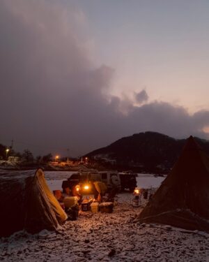 Lee Joo-Ahn Instagram - Bucket list.
Camping in SN❄️W