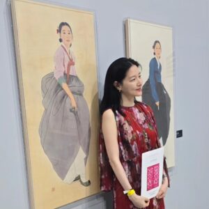 Lee Young-ae Instagram - 사임당과 오순경작가님~ 다시 만나니 너무 반가웠어요😄🩵💙🩵

#사임당빛의일기  #오순경작가  #아트팩토리참기름